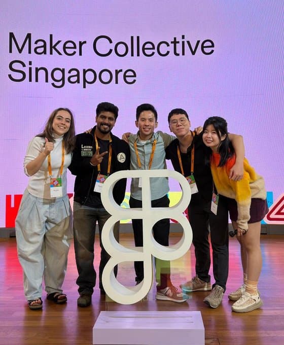 Group photo at Maker Collective Singapore